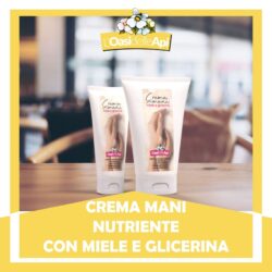 Crema mani nutriente con Miele e Glicerina