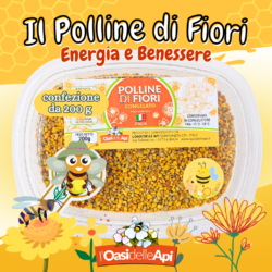 Energia e Benessere con la nuova produzione di Polline di Fiori fresco congelato!