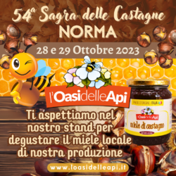 54° Sagra delle Castagne di Norma – Vi aspettiamo!