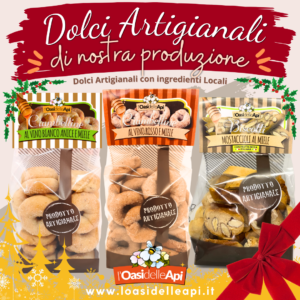 L'Oasi delle Api - Sermoneta - Dolci secchi artigianali di produzione propria - novembre 2023