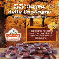 Vi aspettiamo alla 55esima Sagra delle Castagne di Norma